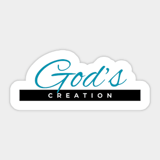 God's Creation Sticker